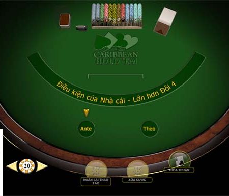 Cách chơi game bài Carribean Hold’em tại Happyluke