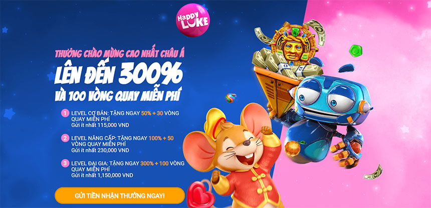 Game Jackpot tại Happyluke